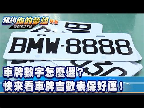 幸運車牌數字|【車牌號碼數字吉凶表】㊙車牌號碼數字吉凶大全！手機號碼快來。